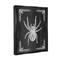 Stupell Industries Black & White Spider Framed Floater Canvas Wall Art